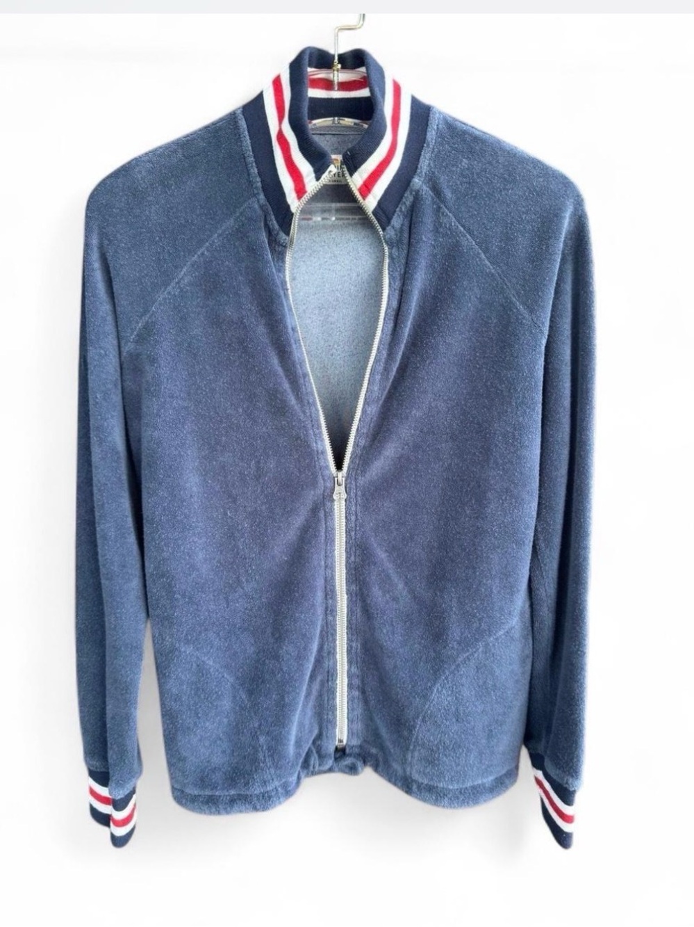 Marine Layer Retro Cara Track Jacket Terry Cloth